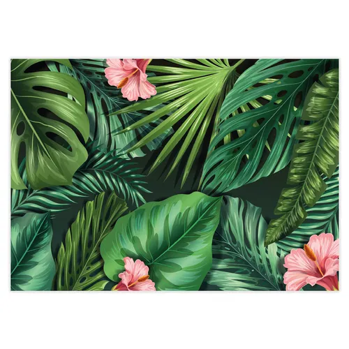 Tischunterlagen mit tropischem Blätter-Motiv I DIN A3 eckig I dv_1067 100