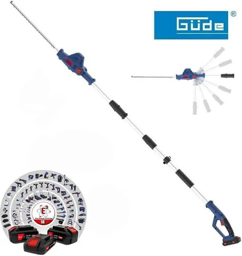 Güde Teleskop-Heckenschere HST 18 ohne Akku/Ladegerät
