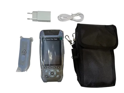 Elfcam - OTDR für FTTH, 24dB/22dB 1310nm/1550nm, Tragbares 4 in 1 OTDR + VFL+ OP