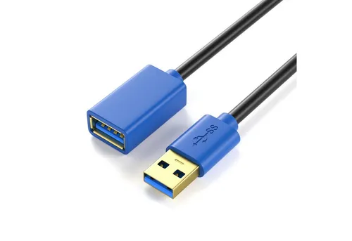 JAMEGA USB 3.0 Verlängerungskabel, USB-A Stecker zu USB-A Buchse Erweiterung USB-Kabel, USB, USB A (100 cm)