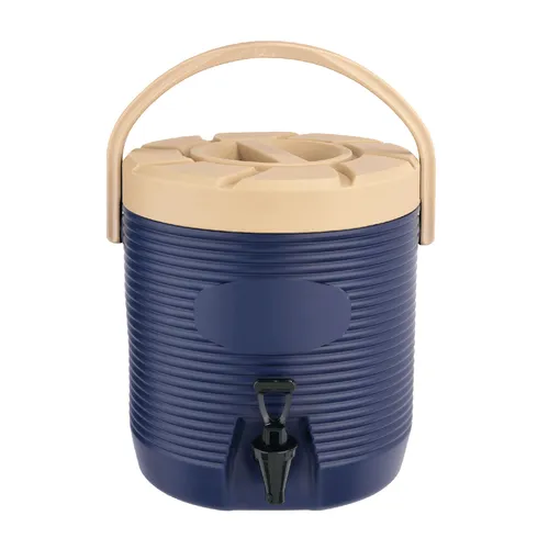 Thermogetränkebehälter blau mit Schraubdeckel, 12 l