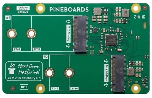 PINEBOARDS Pineboard Dual für Raspberry Pi 5