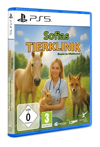 Sofias Tierklinik - Wildtierpark Abenteuer - Erlebe im Wildtierpark von Sofias Tierklinik ein spannendes Spielerlebnis, in dem du über 30 Krankheiten diagnostizierst und Tiere direkt vor Ort pflegst. Ideal für Tierliebhaber jeden Alters!