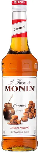 Monin Caramel Sirup zum Verfeinern von Speisen und Getränken 700ml