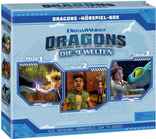 Dragons-die 9 Welten - Die Hörspiel-Box mit den Folgen 1 - 3 3CD NEU OVP