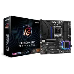 AsRock B650M PG Riptide - AM5 mATX Motherboard, optimale Leistung für Gaming und kreative Anwendungen