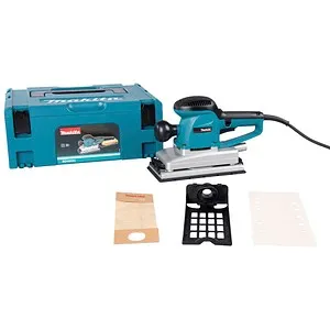 Makita BO4900VJ Schwingschleifer 330 W - Leistungsstarker Schwingschleifer mit 330 W, ideal für präzises Schleifen und eine glatte Oberfläche in der Holzverarbeitung.