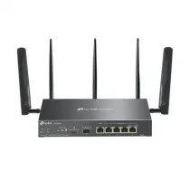 TP-LINK Omada ER706W-4G - 10G Ports VPN Router, Wi-Fi 6, optimal für hohe Geschwindigkeiten und zahlreiche gleichzeitige Verbindungen