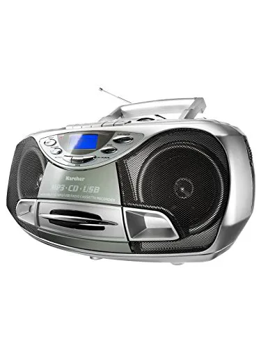 Karcher Radio RR 510N - Kofferradio mit CD-Player und USB-Anschluss, hochwertiger Stereo-Sound und tragbar für unterwegs