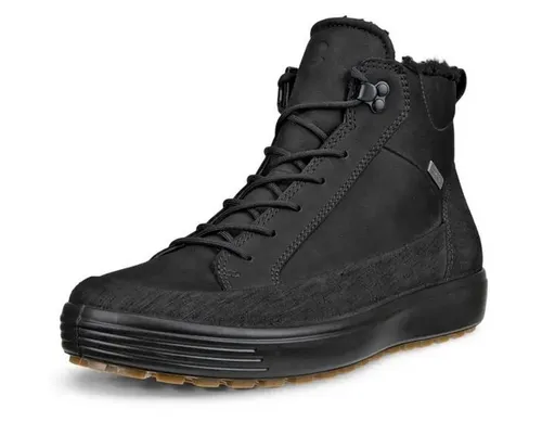 ECCO Wanderschuhe Soft 7 Tred High-Cut - Wasserdicht und komfortabel - Wanderschuhe für Herren, aus hochwertigem Nubukleder, mit GORE-TEX Technologie für trockene Füße und warmem Futter, ideal für kalte Monate und trendigen Streetstyle.
