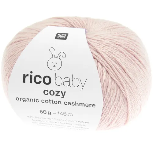 Wolle Kreativ! Rico - Baby Cozy Organic Cotton Cashmere Fb. 5 altrosa 50 g