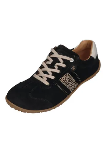 KOEL ILA SUEDE 3.0 Barfußschuh Black leopardo