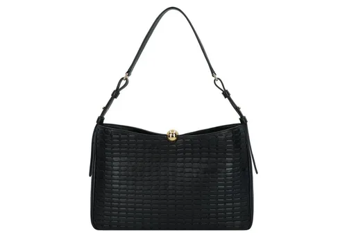 Furla Sfera Soft L Beuteltasche schwarz - Shopper aus feinem, genarbtem Leder in elegantem Schwarz, ideal für stilvolle Auftritte und alltägliche Nutzung.