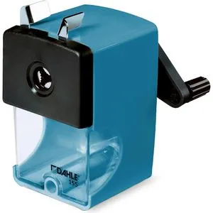 Dahle Spitzmaschine 155, mit Kurbel, für Stiftdurchmesser bis 12mm, bright petrol