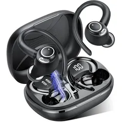 Jesebang Bluetooth 5.3 Sport Kopfhörer – 40H Spielzeit, IP7 Wasserschutz