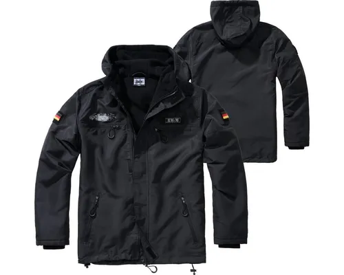 BWuM Windbreaker BWuM Tactical Windbreaker Zipper Fleece + Patch & Flaggen
