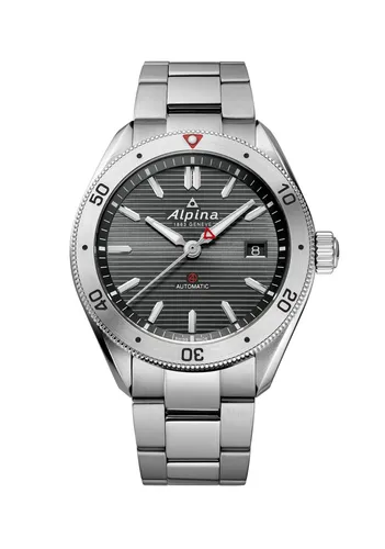 Alpina AL-525GS4AQ6B Alpiner 4 Automatik Herrenuhr 40mm - Herrenuhr mit 10 ATM Wasserdichtigkeit, Automatikwerk und edlem Saphirglas - ideal für sportliche und stilbewusste Männer.