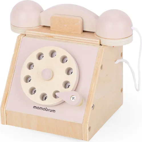 Mamabrum Retro-Holztelefon