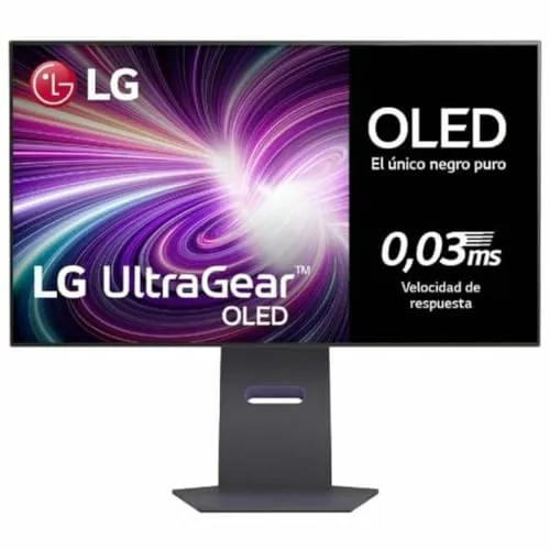 LG 32GS95UV-B Gaming Monitor - 32 Zoll OLED Gaming Monitor mit 240Hz Bildwiederholrate und 0,03ms Reaktionszeit für ein flüssiges Spielerlebnis in 4K-UHD.