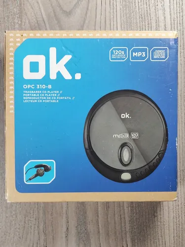 Ok. OPC 310-B Tragbarer CD-Player MP3 Anti-Shock 120s ! ohne Kopfhöhrer !