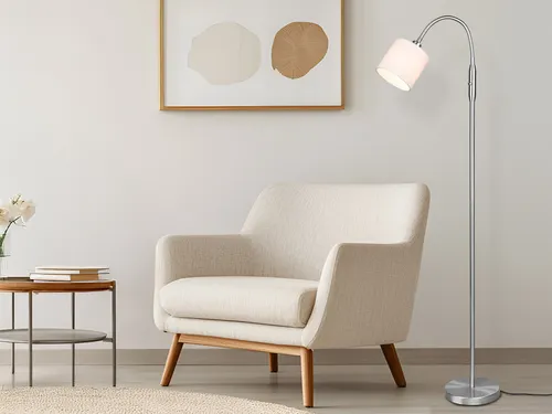 Trio R46331001 Stehleuchte Tommy 1x40w | E14 in silber von RL