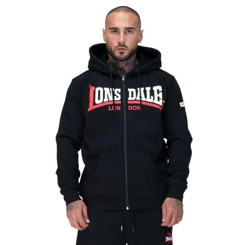Lonsdale London GARRIGILL Männer Kapuzenjacke schwarz M