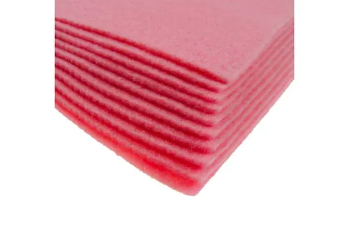 maDDma Bastelfilz Bastelfilz Bögen 10er-Pack Filz A4 Stärke 1,5-2mm Filzplatte, rosa