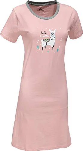 Erwin Müller Damen-Nachthemd Single-Jersey rosa Größe 40/42