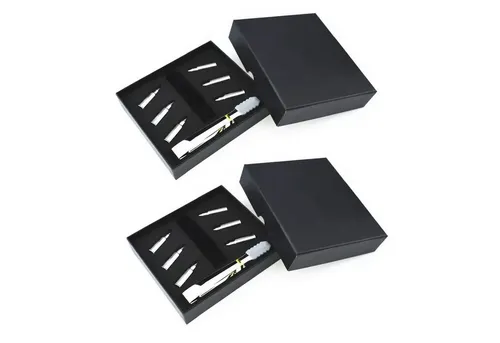 HAC24 Eiswürfel-Steine Whiskey Kühlsteine Steine Whiskysteine, Edelstahl Patronenform inkl. Zange und Samtbeutel Wiederverwendbar