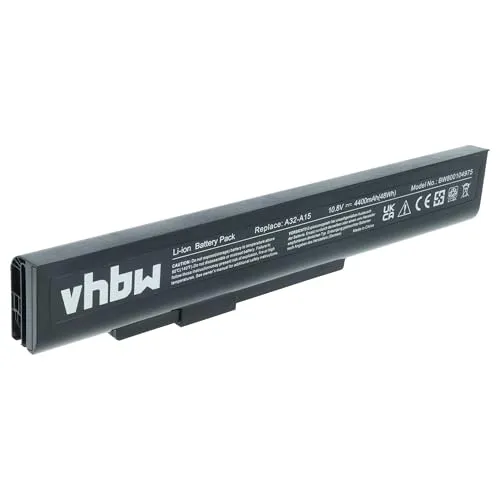 Produktbild vhbw 1x Akku kompatibel mit Medion Akoya P7817, P6815, P6633, P6816, P7815, P7816, P6634, P7621 Notebook (4400 mAh, 10,8 V, Li-Ion)