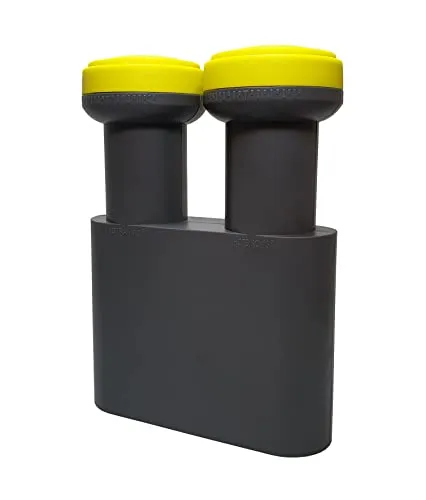 HUMAX Digital Monoblock Quad-LNB 248s - Für 4 Teilnehmer, Astra & Hotbird Empfang, wetterfest mit LTE Schutz und 0,1 dB Rauschmaß