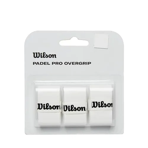 Wilson Padel Pro Overgrip, Weiß, 3er-Pack, WR8416301001