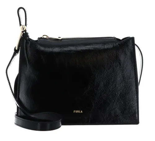 Furla Nuvola Umhängetasche Leder 24 cm schwarz von Furla