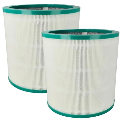 vhbw 2X HEPA Filter kompatibel mit Dyson Pure Cool TP00, TP01, TP02, Link 308400-01, Me BP01, Link 308401-01 Luftreiniger - Ersatz-Filter