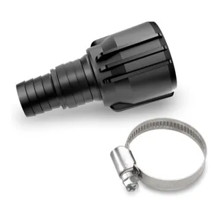 Kärcher Anschlussstück für Saug- und Gartenschlauch 1 Zoll + 3/4 Zoll