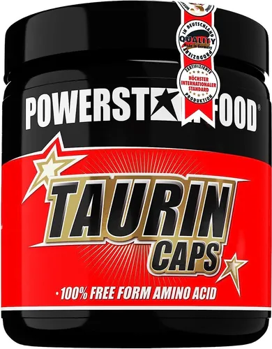 TAURIN CAPS | Hochdosierte 850 mg Taurin Kapseln für optimale Leistung - Nahrungsergänzungsmittel mit 300 hochdosierten Kapseln, ideal für Energie und Leistungssteigerung dank reinem Taurin und Vitamin B6.