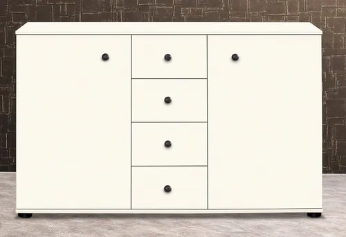 Chalet Kommode 130x41x83cm in weiß von Wimex