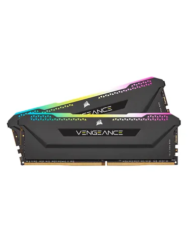 Corsair Vengeance RGB PRO SL DDR4 3200MHz 16GB (2x8GB) Arbeitsspeicher - DDR4-RAM mit 3200 MHz für hohe Leistung, ausgestattet mit RGB-Beleuchtung für stylisches Gaming-Setup.