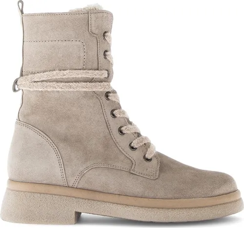Gabor Winterstiefel für Damen - Beige - Größe 37 - Beige Winterstiefel mit flauschigem Innenfutter und Schnürung. Der Teddy-Look vereint Nostalgie mit modernem Style. Vielseitig kombinierbar für Freizeit und Alltag.