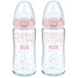 Babyflasche NUK First Choice Babyflasche aus Glas 240ml *2 Vorteil set