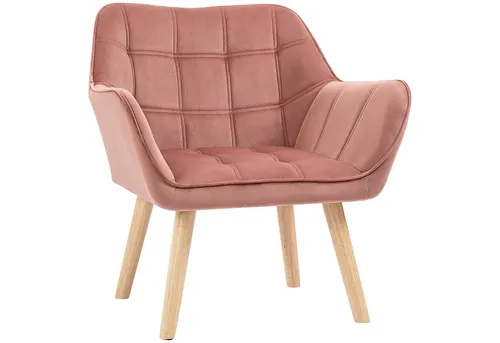 HOMCOM Relaxsessel Ohrensessel in Rosa