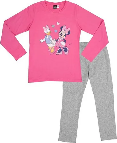 Disney Minnie Mouse Schlafanzug Langarm – Bequemer Pyjama für Mädchen
