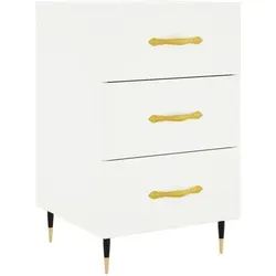 vidaXL Nachttisch Weiß 40x40x66 cm von vidaXL