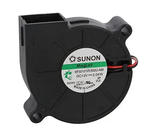 Produktbild Sunon Radial Lüfter 50x50x15mm MF50151VX-A99 DC 12V 6000 U/min 42dBA Vapolager 2 Litzen