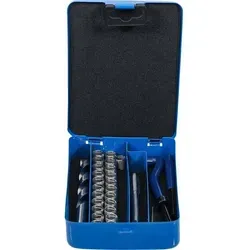 BGS Gewinde-Reparatursatz M10 x 1.25 | 29-tlg. - Gewindeinstandsetzung für M10 x 1,25 mit 29 Teilen – ideal für schnelle und zuverlässige Reparaturen von beschädigten Gewinden.