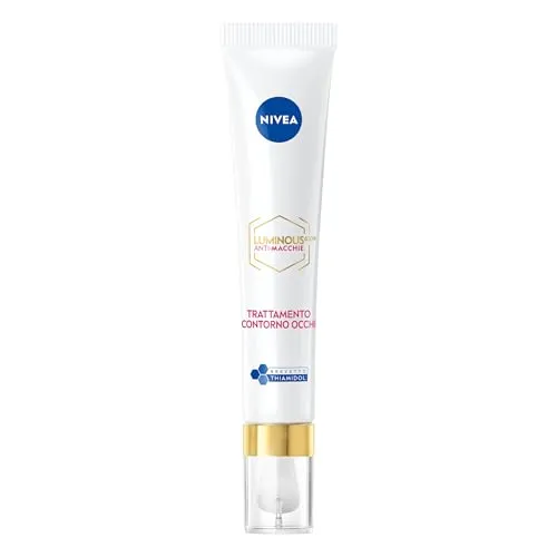 NIVEA Cellular Luminous630 Anti-Flecken-Augen-Creme, 15 ml, Kontur gegen Falten, Flecken und Augenringe, Hyaluronsäure und Luminous630 für einen entspannten Look