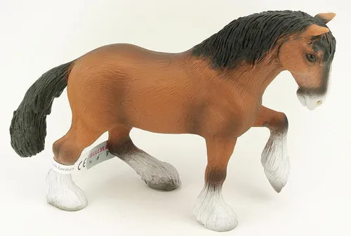 Shire Horse Hengst Pferd Figur Bullyland 62666 - NEU