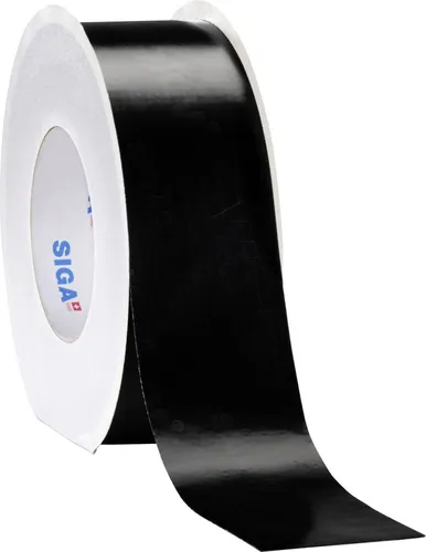 Siga Wigluv black Klebeband 60 mm x 40 m - Klebstoff für Fassadenbahnen, besonders stark und wetterbeständig - ideal für langlebige Abdichtungen.
