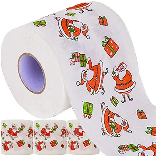 Toilettenpapier Weihnachtsmotiv mit Weihnachtsmann