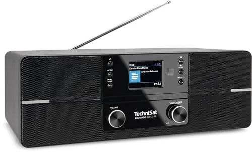 TechniSat DIGITRADIO 371 CD BT - Stereo Digitalradio mit DAB+, UKW und Bluetooth, hervorragender Sound und kompaktes Design für jeden Raum